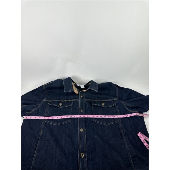 Duluth Trading Company Men's Blue Denim Trucker Jacket Size 2XL - Picture 6 of 8
